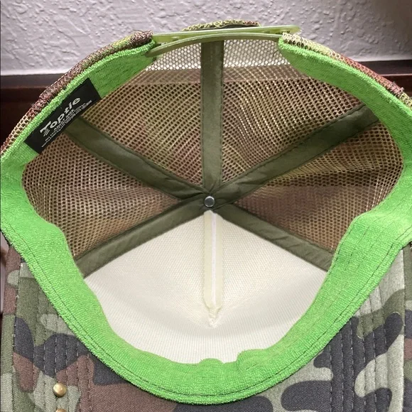 Camouflage and Pink Embellished Trucker Hat - Picture 7 of 7